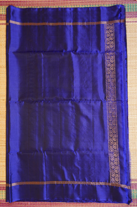 Royal Blue Monotone Pure Soft Silk Saree