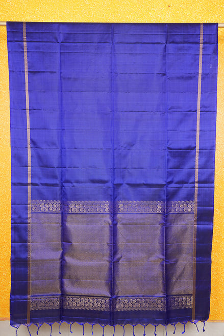 Royal Blue Monotone Pure Soft Silk Saree