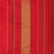Red Kanchipuram Silk Saree with Mazhai Thuli Buttas