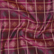 Vintage Magenta Kolam 1000 Butta SilkCotton Saree