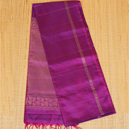Magenta Monotone Pure Soft Silk Saree