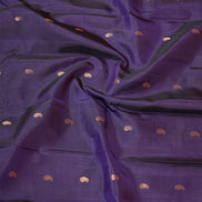 Violet Pure Soft Silk Saree with Temple Border