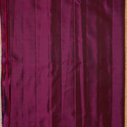 Violet Pure Soft Silk Saree with Temple Border