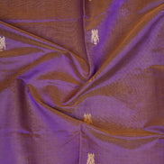 Purple Vintage Silkcotton Saree  with Violet Borders